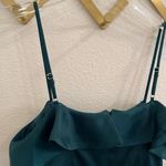 NBD NWOT Revolve Soozie Mini Dress Emerald Green Satin Small Photo 5