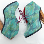 Tommy Hilfiger Hilfiger Collection Spring 12’ Suede Camo Heel Booties 11 Photo 0