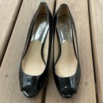 Michael Kors Elegant MK Black Peep-Toe Heels 🌹🌹 Photo 1