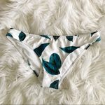 Cupshe White Tropical Leaf Print Bikini Hipster Swim swimsuit Bottoms New nwt L Photo 0