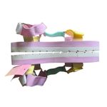 Stoney Clover Lane Platform Sandals Colorful Straps Heart Detail Women's Size 9 Photo 1