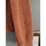 Daily Practice Peach Speckled Waffle Knit Button Neck Lounge Top Size XS Orange Photo 4