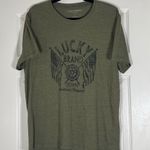 Lucky Brand Men’s Olive Green American Original Graphic Tee Size Large Photo 0