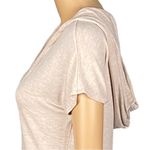 Athleta  “Run Along Dress” cream/tan hoodie short dress with POCKETS. Small. EUC Photo 7