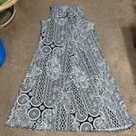 Chico's Chico’s Desert Medallion Sleeveless Maxi Dress Black White 4 (20-22) Photo 4