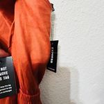 EXPRESS NEW Rust Orange Tie Back Crop Wide Leg Jumpsuit XL NWT 14/16 Linen Blend Photo 6