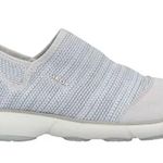 Geox  Nebula Womens Sneakers Size 5 Slip Ons Off White Breathable New Photo 1