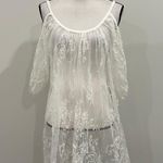 Lace Cover Shirt White Size XXL Photo 0
