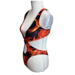 ALT Juno One Piece Swimsuit in Fiamma Red Crossover Cutout Women’s Size XS New Blue Photo 3