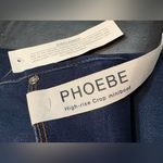 Tahari  Dark Blue High-rise Crop MiniBoot Cut Jeans NWT size 8/29 Photo 2