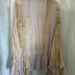 Free People 🌸 FP One by  Textured Ruffle Hem Kimono Cardigan Wrap – Size M/L 🌸 Photo 2