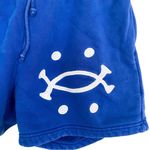 Madhappy  Buddy Heritage Shorts Cotton Embroidered Royal Blue M GUC Photo 2