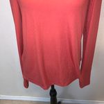 Danskin Orange Ribbed Women's S Long Sleeve Shirt Athletic Photo 2