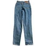 LawMan Vintage Women’s High Rise 5 Button Fly Tapered Leg Denim Jean Size 8 EUC. Photo 1