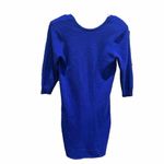 frame denim Frame Strong Shoulder Mini Sweater Dress Cashmere Ultramarine Dress Size XS Photo 1
