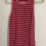Stateside Anthropologie Striped Racerback Tank Pink size S Photo 11