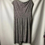 Jones Studio WO SIZE 14W BLACK WOTH WHITE DESIGN GATHERED FRONT BACK ZIPPER Photo 5