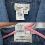 Coldwater Creek Vintage 90s  Blue Denim Vest Photo 2