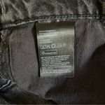 H&M  Black Denim Mini Skirt Sz 6 - Raw Hem
Grunge Style High Waisted Photo 4