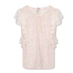 See By Chloe  flutter sleeve floral blouse Photo 2