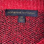 Adrienne Vittadini Womens 2X Red Black Polka Dot Jolly Christmas Sweater Photo 5