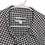 Dana Kay Women's 14 Collared Padded Shoulders Geometric Design Blazer Black Photo 1