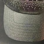 Disney PARKS ADULT SIZE STAR WARS BASEBALL CAP. BLACK SILVER GLITTER RHINESTONES Photo 11