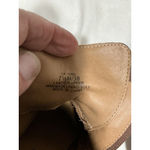 Lucky Brand Womans  Drill Brown Leather Lace Up Stacked Heel Bootie 7.5 M Photo 5