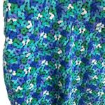 Soft Surroundings Blue Floral High Rise Pants Large Photo 4