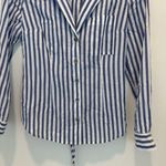 Pilcro and the Letterpress Anthropologie  women’s striped shirt size 00 Photo 4