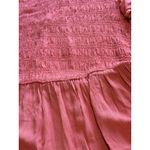 Torrid  Coral Smocked Baby Doll Top Blouse‎ Size 0 Beach Summer Colorful Photo 5