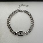 Adjustable Star Link Chain Bracelet for Men Women,Hip Hop Unisex Style Silver Photo 0