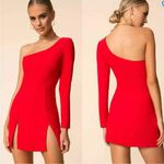 superdown NWT • rosalie double slit dress red sz XS Photo 1