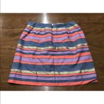 J.Crew  Short Striped Skirt Size 00 Stripes Photo 2