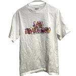 Hanes Vintage Floral San Francisco California Tourist Destination Tee Shirt Size M Photo 0