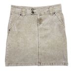 Gap Y2K Jeans Stretch Mini Skirt Womens Tan Casual Denim Retro Photo 0