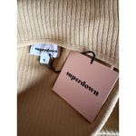 superdown NWT Tan Ribbed Cutout Long Sleeve Top Photo 4