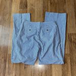 Michael Kors MICHAEL Gray & White Seersucker Wide Leg Cotton Trousers EUC Sz 6 Photo 6