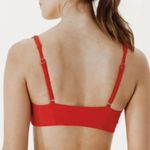 ANDIE Bikini Set Havana Top 90s High Waisted Bottom Cherry Red size XS NWT Photo 2