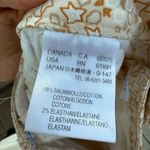 Escada Sport Kate Geometric Floral Pants in Cream and Brown Tan Size 26 Photo 5