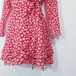 Free People Ruffle Mini Wrap Dress Long Sleeves Photo 6