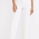 Madewell NWT  25 Petite Perfect Vintage Wide Leg Patch Pocket Jeans White NR119 Photo 0