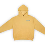 NWOT The Pleasing Sunset Hoodie Orange and Blue Sweatshirt Size Large Photo 0