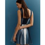 Anthropologie Anthro Pilcro sleeveless Paneled Denim Fit Patchwork Mini Dress Photo 3