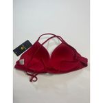 Body Glove Kerry Twist Front Bikini Top Size L Cranberry New With Tags Photo 5
