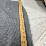 Lucy Paris NWT  M grey knit high slit Charcoal Pencil Skirt pullon gray Photo 5