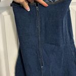 Vintage Dark Wash Denim Mini Dress Photo 5