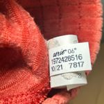 Aerie Groove On Coral Ribbed High Waisted Velour Flare Pant Gold Small Short Photo 4