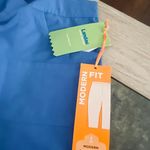 Landau Essentials Scrub Pants for Women: 9 Pockets, Modern Tailored Fit, Drawstring / Elastic Waist, Straight Leg 8380 Blue Size XXS Photo 5