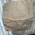 Hippie Hound Studios Sunflower Llama Bag Tote 15" X 14" Artist Lee Keller USA Tan Photo 2